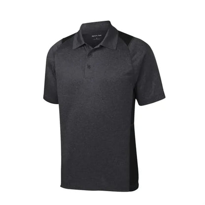 Sport-Tek Heather Colorblock Contender Polo.