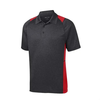 Sport-Tek Heather Colorblock Contender Polo.