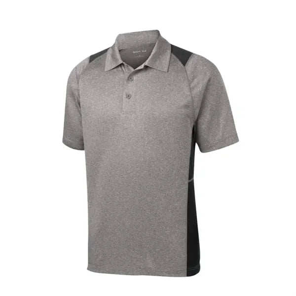 Sport-Tek Heather Colorblock Contender Polo.