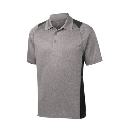 Sport-Tek Heather Colorblock Contender Polo.