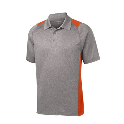 Sport-Tek Heather Colorblock Contender Polo.