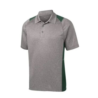 Sport-Tek Heather Colorblock Contender Polo.