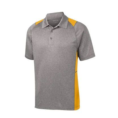 Sport-Tek Heather Colorblock Contender Polo.