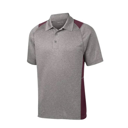 Sport-Tek Heather Colorblock Contender Polo.