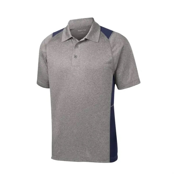 Sport-Tek Heather Colorblock Contender Polo.