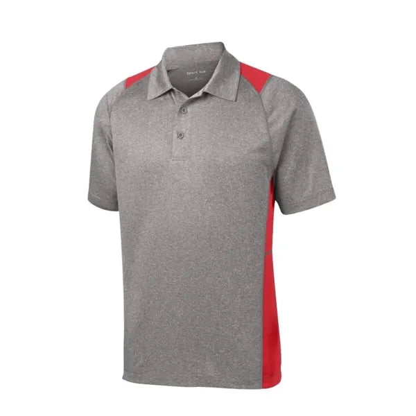 Sport-Tek Heather Colorblock Contender Polo.