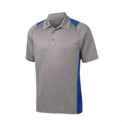 Sport-Tek Heather Colorblock Contender Polo.