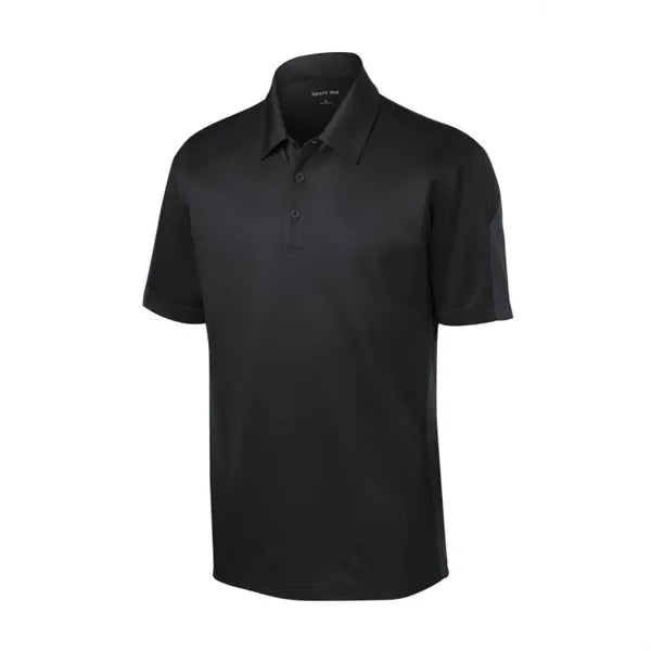 Sport-Tek PosiCharge Active Textured Colorblock Polo.