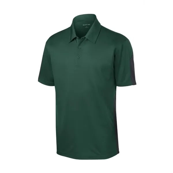 Sport-Tek PosiCharge Active Textured Colorblock Polo.