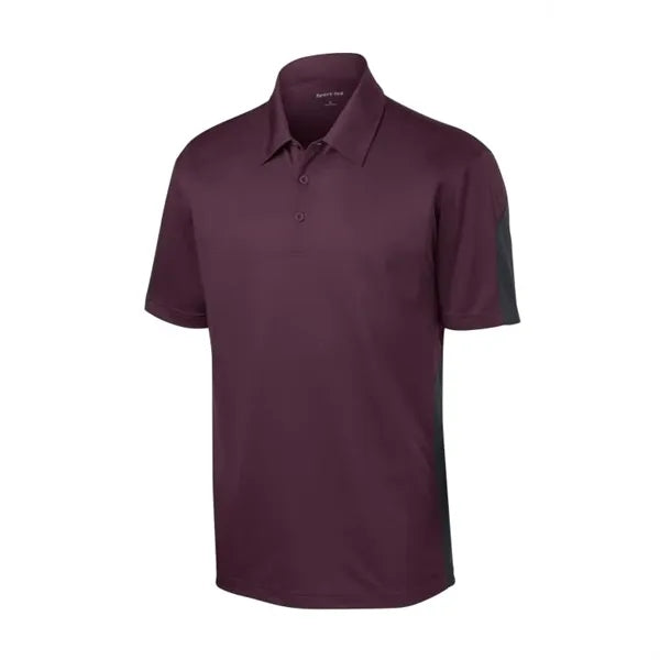 Sport-Tek PosiCharge Active Textured Colorblock Polo.