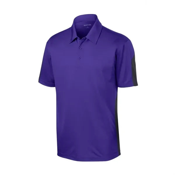 Sport-Tek PosiCharge Active Textured Colorblock Polo.