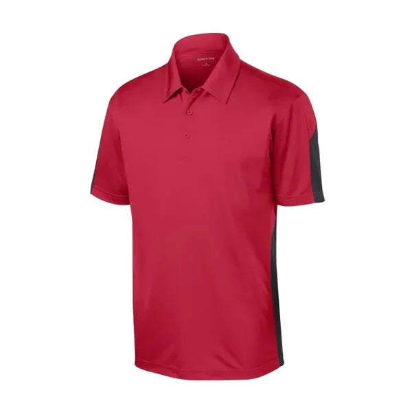 Sport-Tek PosiCharge Active Textured Colorblock Polo.