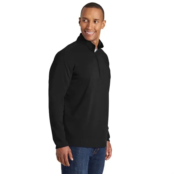 Sport-Tek Sport-Wick Stretch 1/4-Zip Pullover.