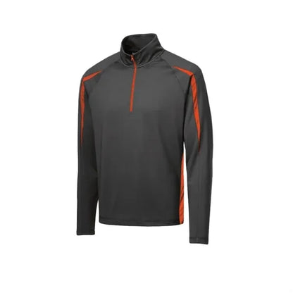 Sport-Tek Sport-Wick Stretch 1/2-Zip Colorblock Pullover.