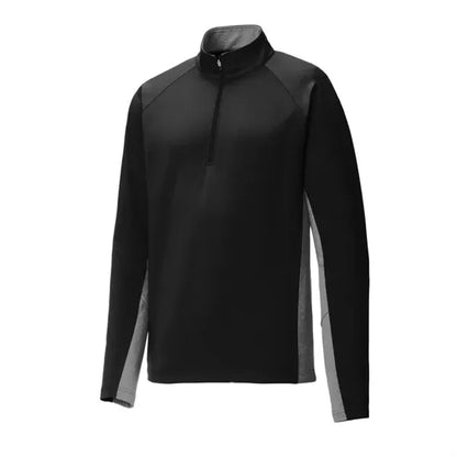 Sport-Tek Sport-Wick Stretch Contrast 1/4-Zip Pullover.
