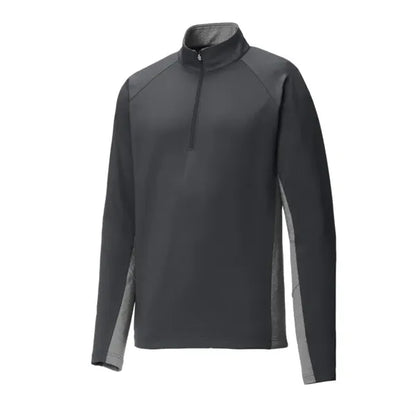 Sport-Tek Sport-Wick Stretch Contrast 1/4-Zip Pullover.