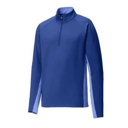 Sport-Tek Sport-Wick Stretch Contrast 1/4-Zip Pullover.