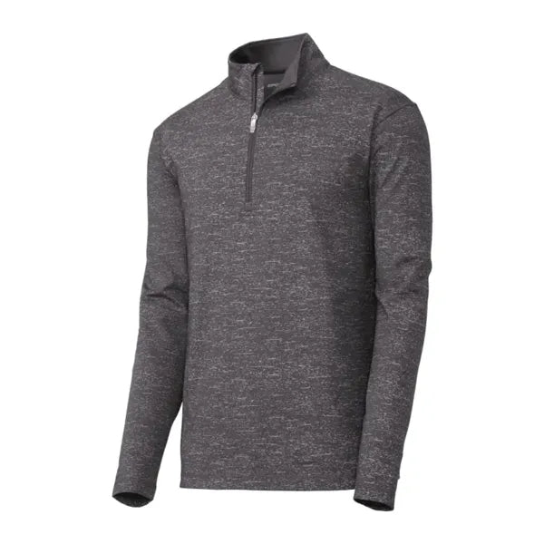 Sport-Tek Sport-Wick Stretch Reflective Heather 1/2-Zip P...