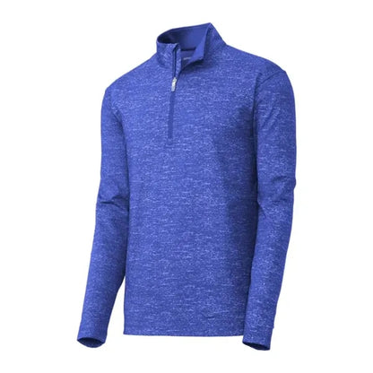 Sport-Tek Sport-Wick Stretch Reflective Heather 1/2-Zip P...