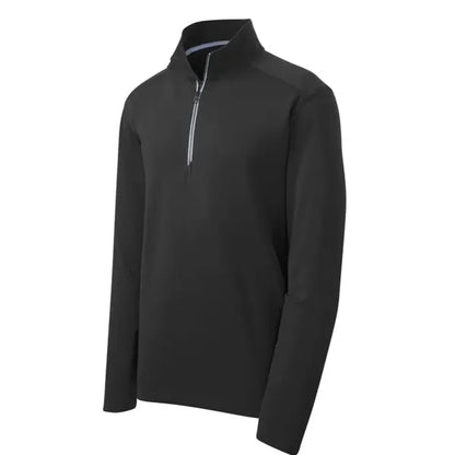 Sport-Tek Sport-Wick Textured 1/4-Zip Pullover.