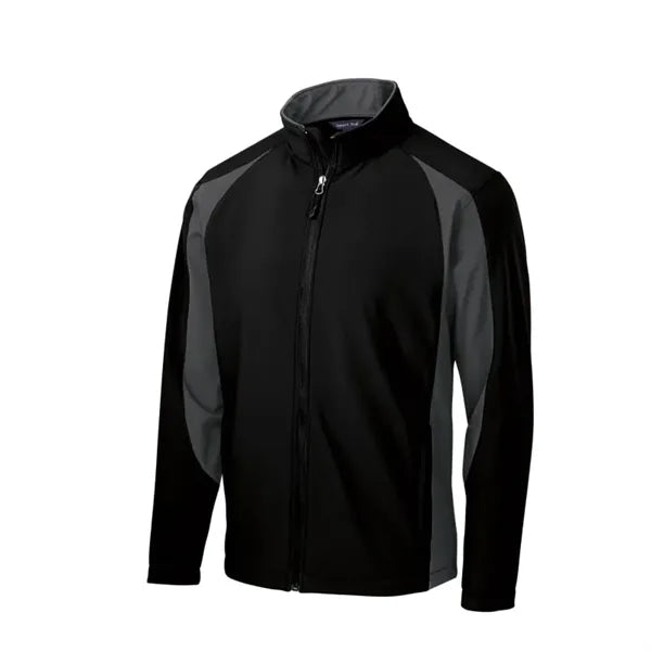 Sport-Tek Colorblock Soft Shell Jacket.