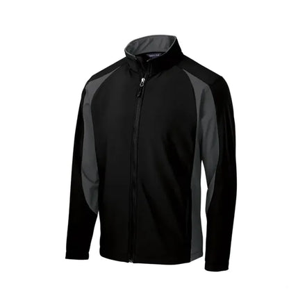 Sport-Tek Colorblock Soft Shell Jacket.