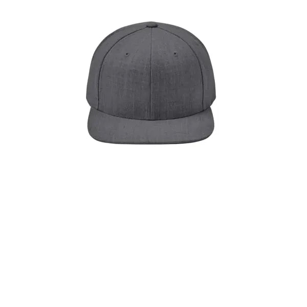 Sport-Tek YP Classics Flat Bill Snapback Cap.