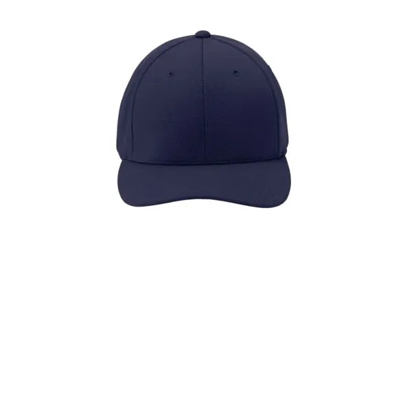 Sport-Tek Flexfit Cool & Dry Poly Block Mesh Cap.