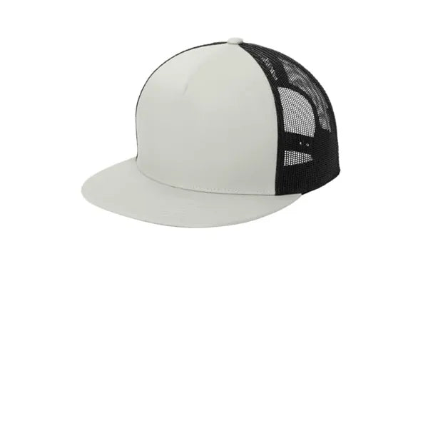 Sport-Tek YP Classics 5-Panel Classic Trucker Mesh Back Cap.