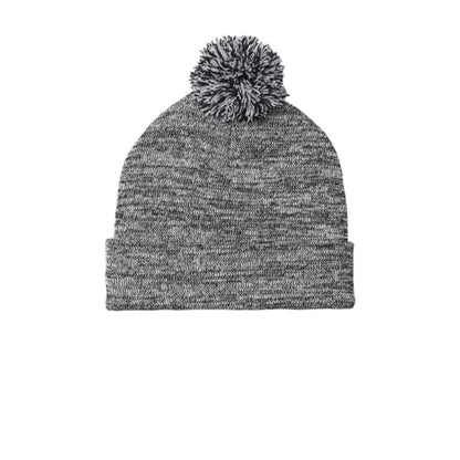 Sport-Tek Heather Pom Pom Beanie