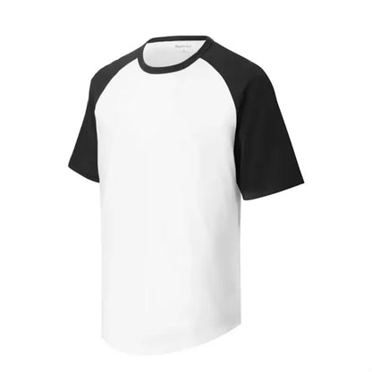 Sport-Tek Short Sleeve Colorblock Raglan Jersey.