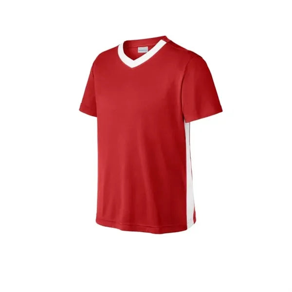 Sport-Tek Youth Competitor United V-Neck