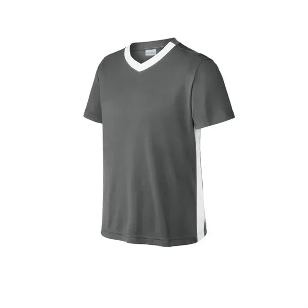 Sport-Tek Youth Competitor United V-Neck