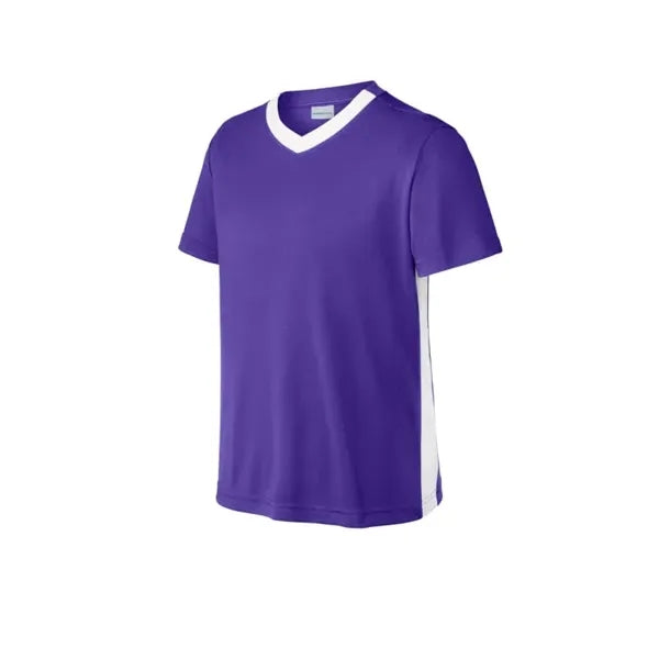 Sport-Tek Youth Competitor United V-Neck