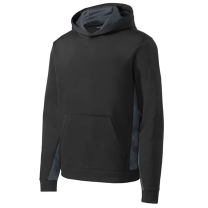 Sport-Tek Youth Sport-Wick CamoHex Fleece Colorblock Hood...
