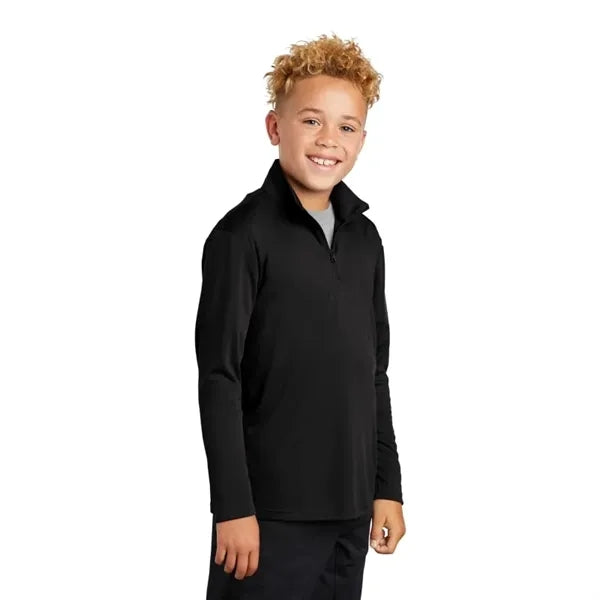 Sport-Tek Youth PosiCharge Competitor 1/4-Zip Pullover.