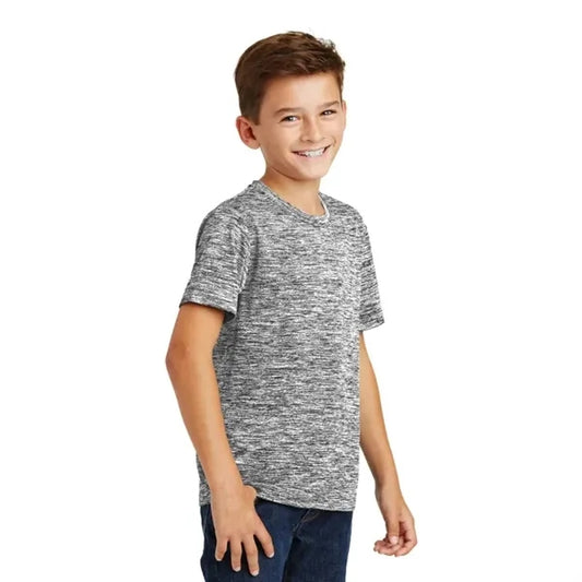 Sport-Tek Youth PosiCharge Electric Heather Tee.