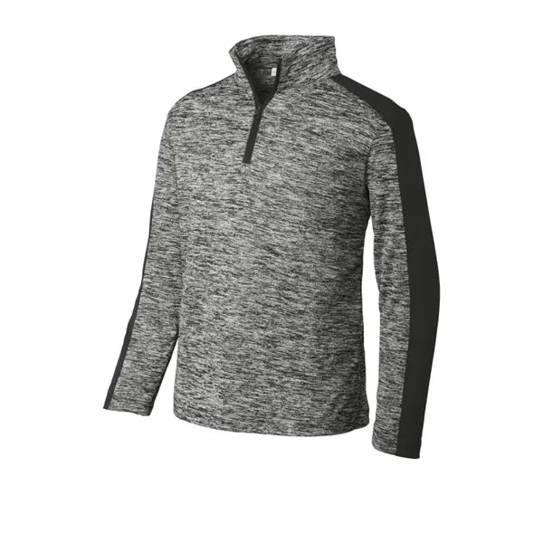 Sport-Tek Youth PosiCharge Electric Heather Colorblock 1/...