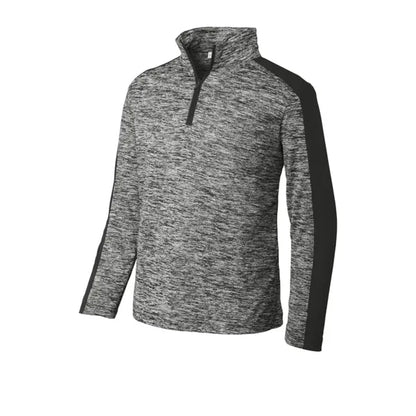Sport-Tek Youth PosiCharge Electric Heather Colorblock 1/...