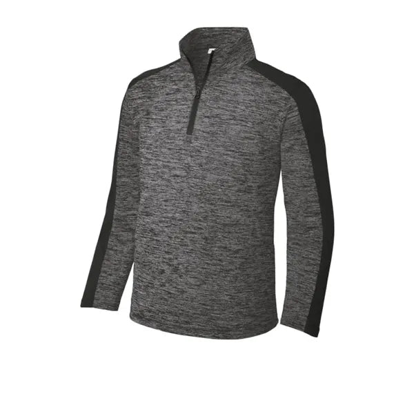 Sport-Tek Youth PosiCharge Electric Heather Colorblock 1/...