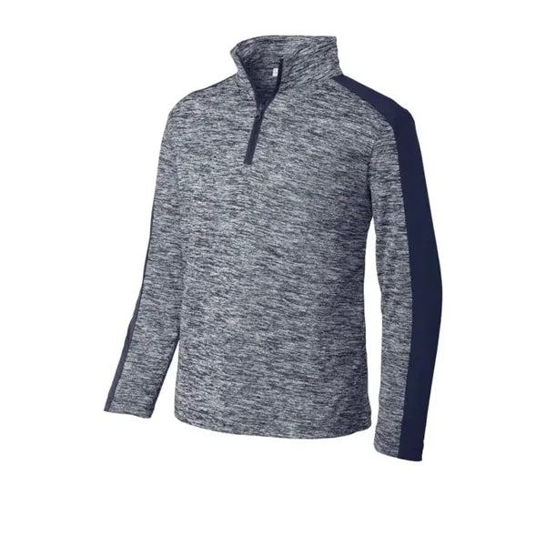 Sport-Tek Youth PosiCharge Electric Heather Colorblock 1/...