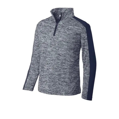 Sport-Tek Youth PosiCharge Electric Heather Colorblock 1/...
