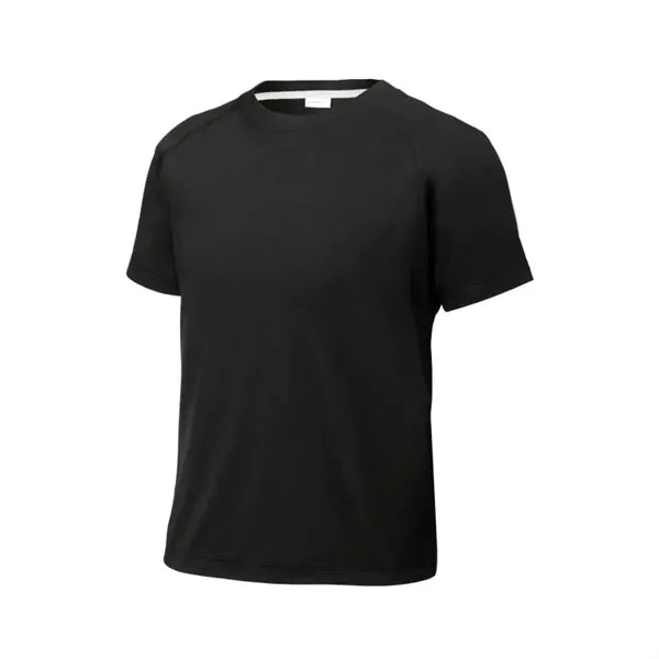 Sport-Tek Youth PosiCharge Tri-Blend Wicking Raglan Tee.