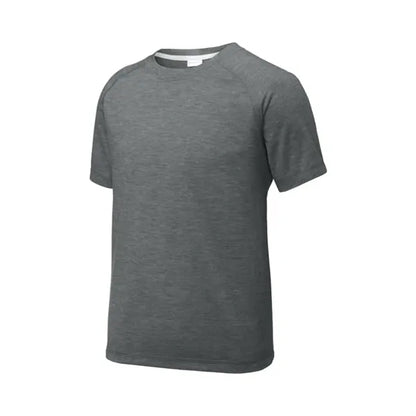 Sport-Tek Youth PosiCharge Tri-Blend Wicking Raglan Tee.