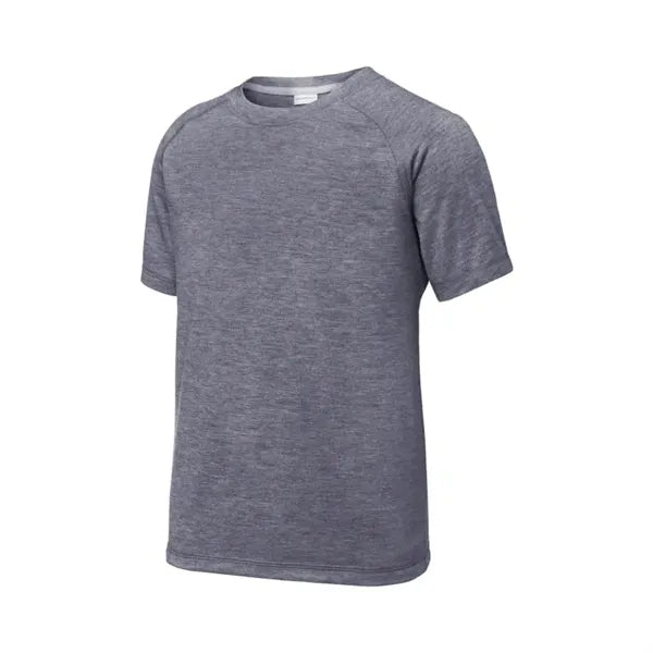 Sport-Tek Youth PosiCharge Tri-Blend Wicking Raglan Tee.