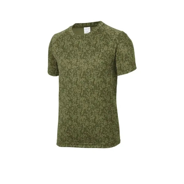 Sport-Tek Youth Digi Camo Tee.
