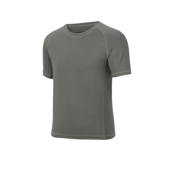 Sport-Tek Youth Rashguard Tee.