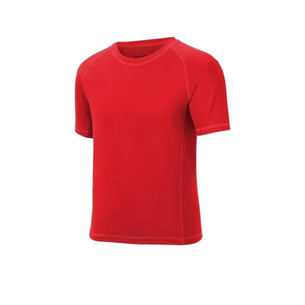 Sport-Tek Youth Rashguard Tee.