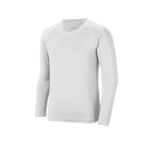 Sport-Tek Youth Long Sleeve Rashguard Tee.