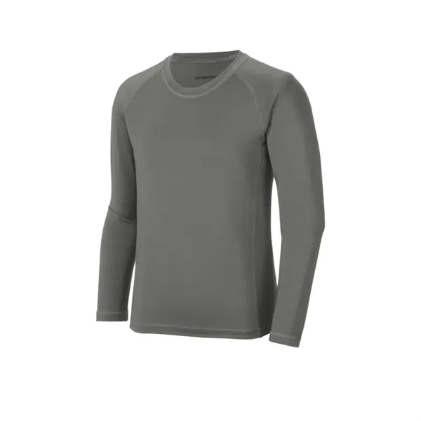Sport-Tek Youth Long Sleeve Rashguard Tee.